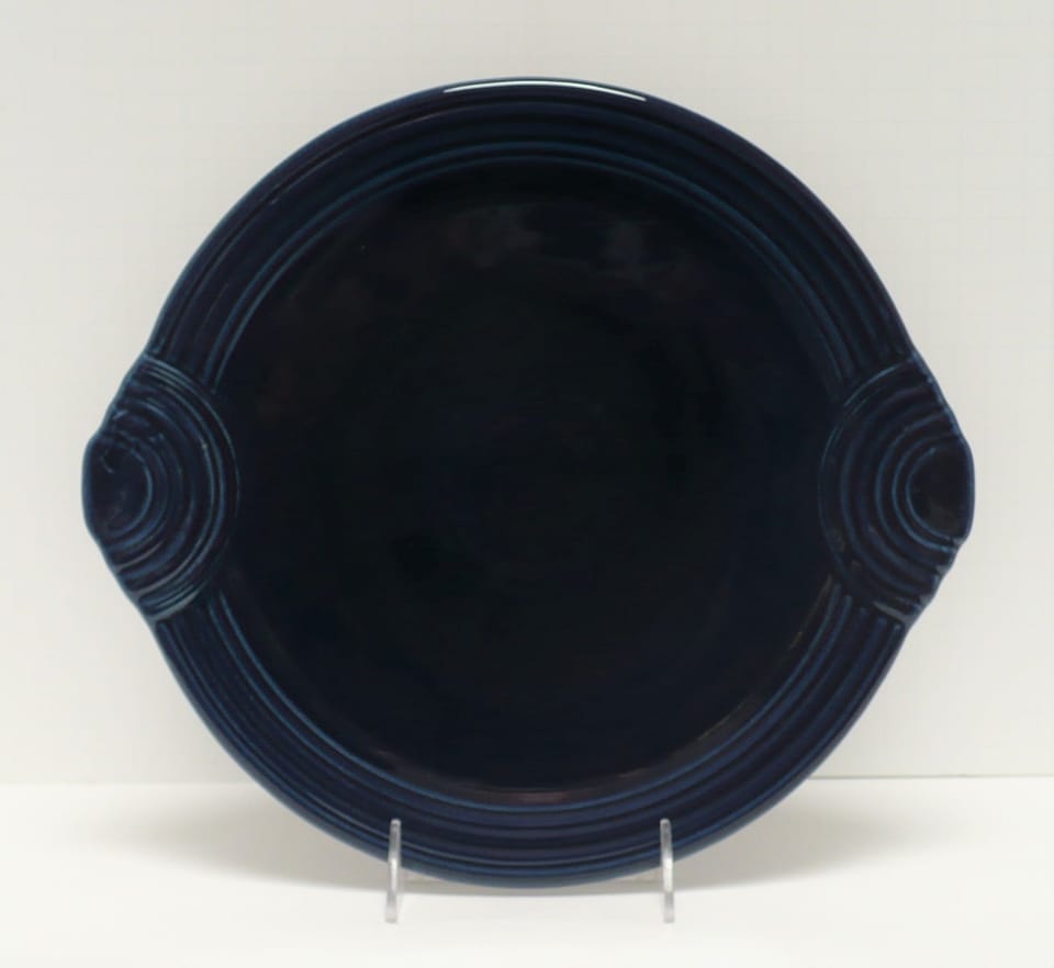 Fiesta® Cake Plate-Tray in Cobalt Was $125. REDUCED TO $99.