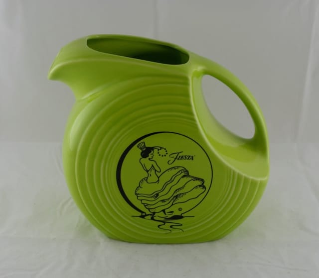Fiesta® Dancing Lady® Large Disk Pitcher in Chartreuse
