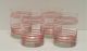 Fiesta® Vintage Rose 4 Piece Double Old Fashion Striped Glass Set 
