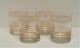 Fiesta® Vintage Apricot 4 Piece Double Old Fashion Striped Glass Set 