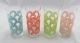 4-Pc. Fiesta Arch Cooler Glass Set in Turq/Persimmon/Chart/Apricot Product Photo