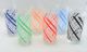 Fiesta 6-Pc. Swirl Cooler Glass Set in Cobalt/Sea Mist Gr./Persimmon/ Apricot/ Periw/ Blk Product Photo