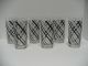 Fiesta 6-Pc. Swirl Cooler Glass Set in Black Product Photo