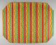 FestiveStrip 4-Pc. Placemat Set in Persimmon/Chart/Sunflower Product Photo