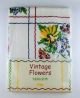 VintageStyle Flowers Table Cloth in Shamrock/Cinnabar/Sunflower Product Photo