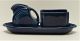 Fiesta® Cobalt Mini Disk Creamer & Sugar Caddy Tray Set