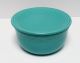 Stacking Refrigerator Bowl w/ Plate Cover in Turquoise Product Photo