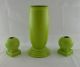 Mille Vase Centerpiece Set ''F'' in Chartreuse Product Photo