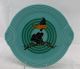 Fiesta Warner Brothers Handled Cake Plate in Turquoise Product Photo