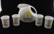 Fiesta Warner Brothers 60th Anniversary Lg. Disk Pitcher Set in White Product Photo