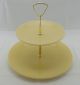 2-Tier Tray w/Handle in Yellow Product Photo