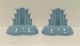 Pyramid Candlestick Holder in Periwinkle Product Photo
