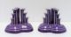 Pyramid Candlestick Holder in Black Product Photo