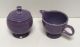 Fiesta® LILAC Individual Creamer Covered Sugar Set w/Boxes *PRICE REDUCED $100.