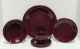Fiesta® Claret (Burgundy) 5 Piece Place Setting w/Cup & Saucer 