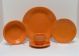 Fiesta® Tangerine 5 Piece Place Setting w/Cup & Saucer 
