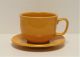 Fiesta® Jumbo Cup & Saucer Marigold 75th Anniversary By Homer Laughlin China®