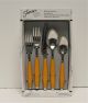 Fiesta 5-Pc Flatware Setting Round Handle Marigold 75th Anniversary