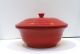 Fiesta® Scarlet Covered Casserole Marked Fiesta® HLC *REDUCED 33%