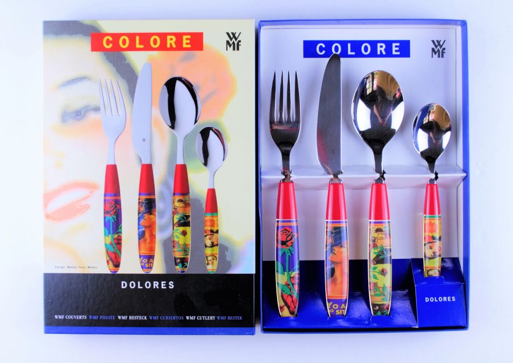WMF-Germany Colore Delores--Mexicana Style Flatware 24 Pc. Set in Mixed -  FiestaSpecialties