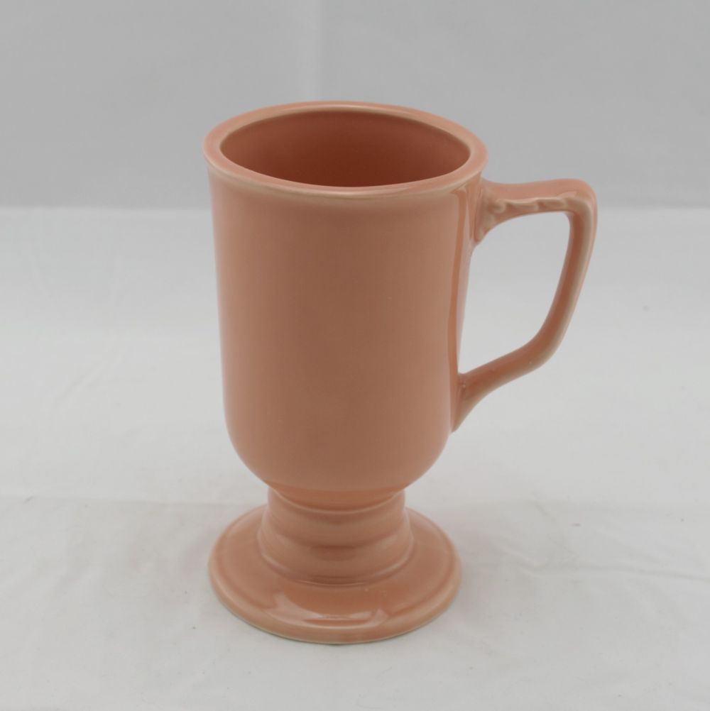 Homer Laughlin Irish Coffee Footed Mug Apricot, 8-COLORS AVAILABLE