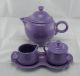 6 Pc. Tea Set in Lilac Product Photo
