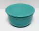 Stacking Refrigerator Bowl w/ Plate Cover in Turquoise Product Photo