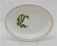 Holiday Oval Serving Platter in White/Red/Green Product Photo
