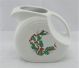 Holiday Lg. Disk Pitcher in White/Red/Green Product Photo