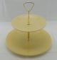 2-Tier Tray w/Handle in Yellow Product Photo