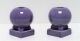 Lilac Pair Bulb Candlestick Holders-Matching Pair, NOW ON *SALE 25% OFF