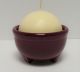 Tripod Candle Bowl w/Candle Product Photo
