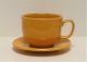 Fiesta® Jumbo Cup & Saucer Set Marigold 75th Anniversary