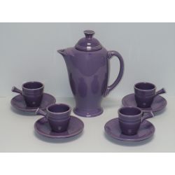 Fiesta® LILAC 10 Pc. Demitasse Coffee Service Set w/4 Stick Handle Demitasse Cups & Saucers *PRICE REDUCED 30% product page